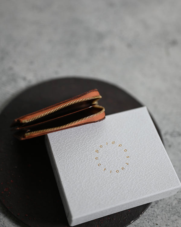 Mini Purse Porosus Croco, Cognac