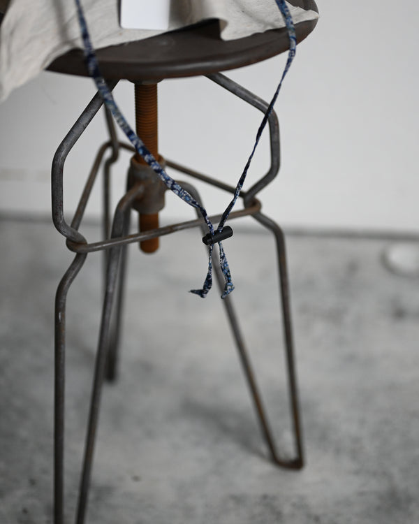 PAISLEY SAFARI HAT, navy