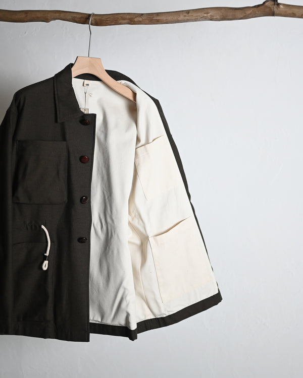 sotogi fatigue jacket, brown