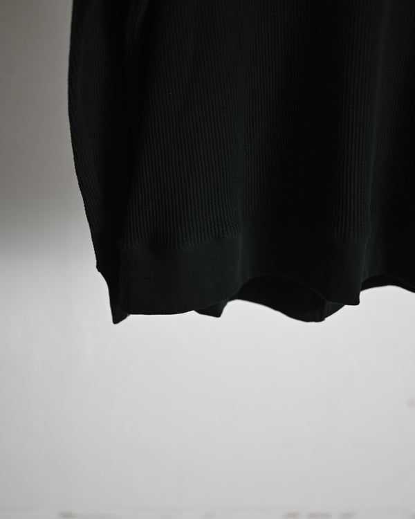 EX WAFFLE PIN TUCK TURTLE NECK PO