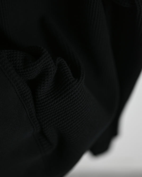 EX WAFFLE PIN TUCK TURTLE NECK PO