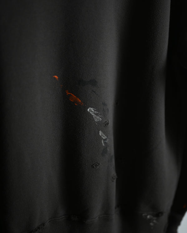HOODIE CUTOFF CRASH SWEAT SHIRT, 2colors