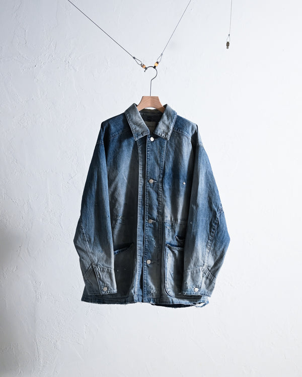 DENIM COVERALL, INDIGO