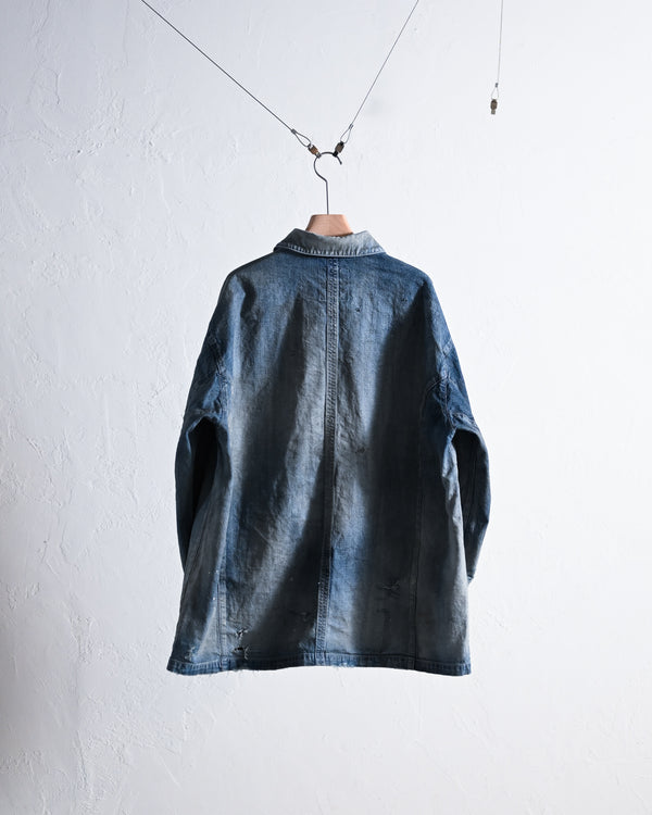 DENIM COVERALL, INDIGO