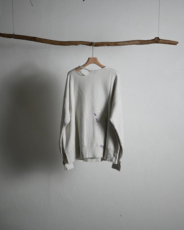 HOODIE CUTOFF CRASH SWEAT SHIRT, 2colors