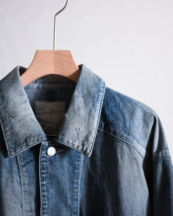 DENIM COVERALL, INDIGO