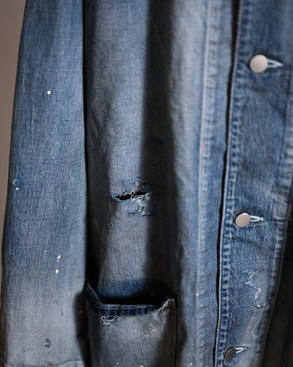 DENIM COVERALL, INDIGO