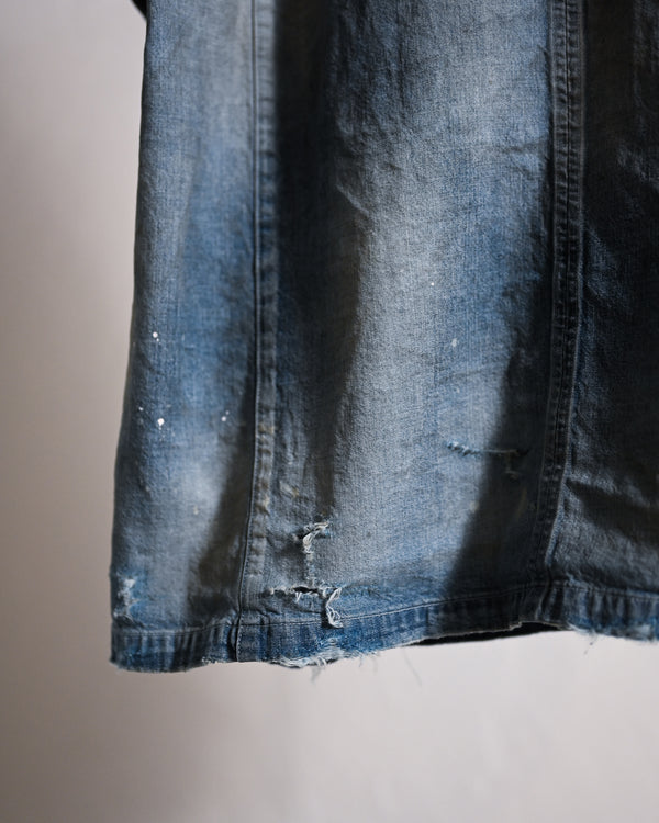 DENIM COVERALL, INDIGO