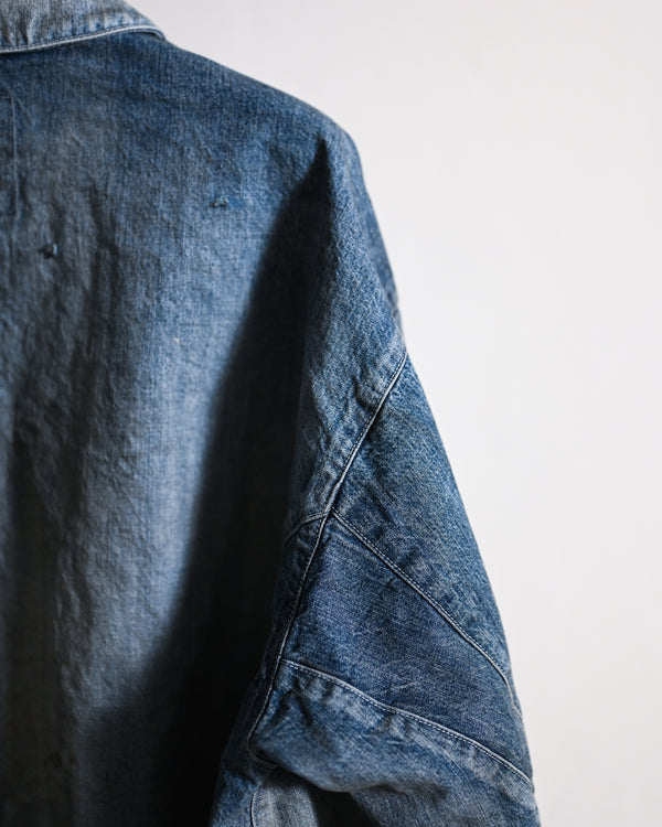 DENIM COVERALL, INDIGO