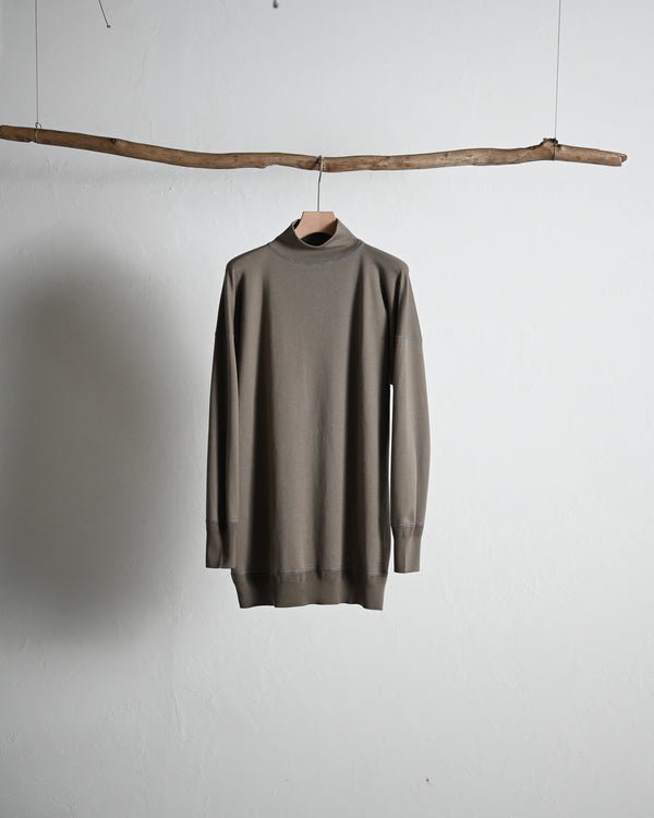 INTERLOCK / MIL MOCK NECK LONG SLEEVE