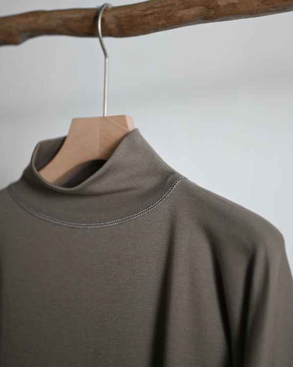 INTERLOCK / MIL MOCK NECK LONG SLEEVE