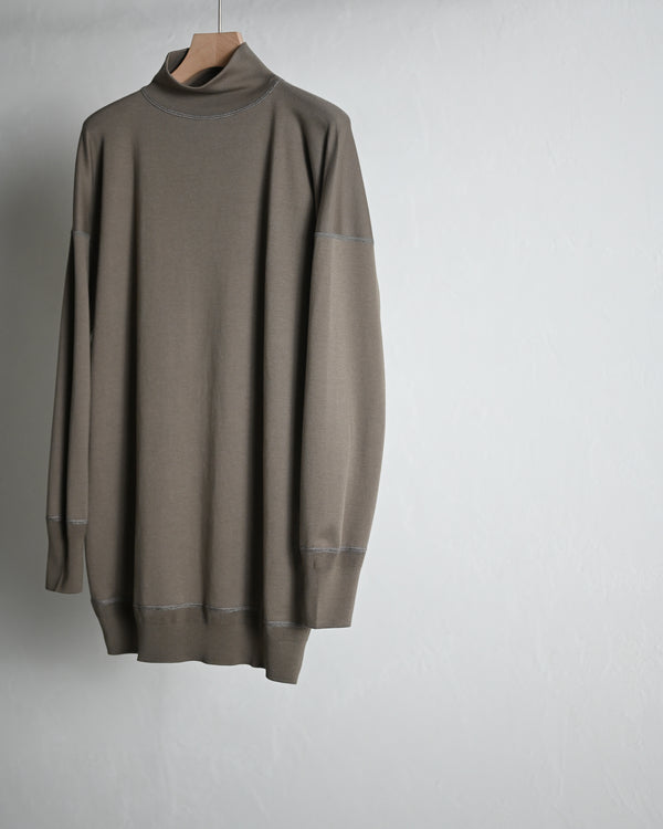 INTERLOCK / MIL MOCK NECK LONG SLEEVE