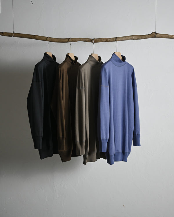 INTERLOCK / MIL MOCK NECK LONG SLEEVE
