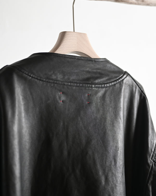 leather ns jkt, fade black