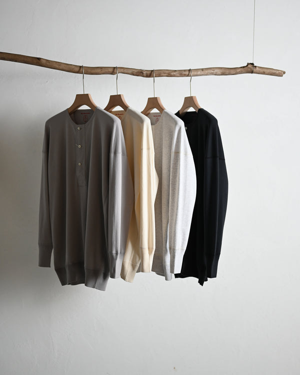 INTERLOCK / HENLEY NECK LONG SLEEVE