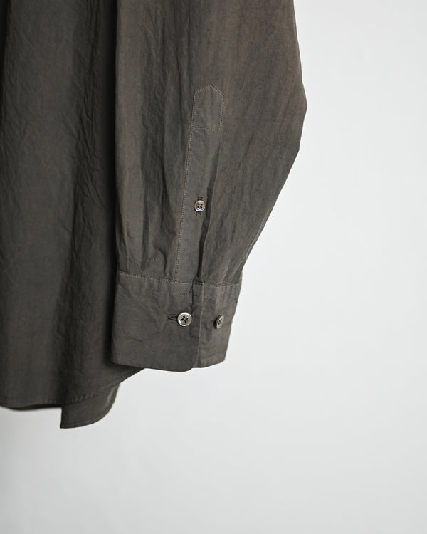 REGULAR COLLAR SHIRT, natural garment dye
