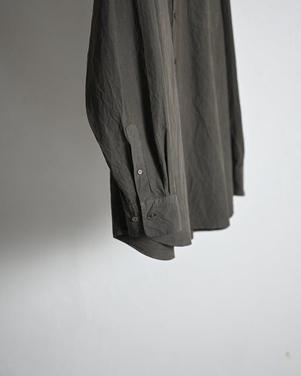 REGULAR COLLAR SHIRT, natural garment dye