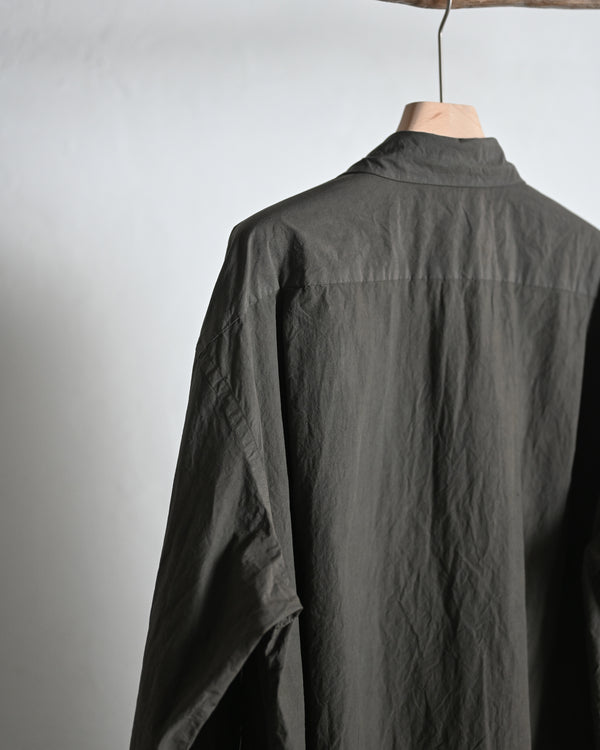 REGULAR COLLAR SHIRT, natural garment dye