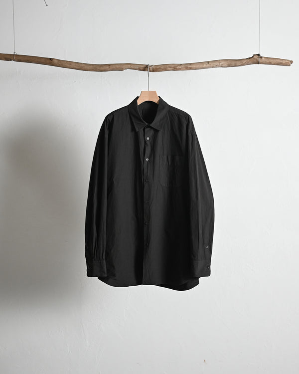 REGULAR COLLAR SHIRT, natural garment dye