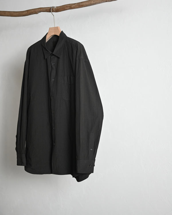 REGULAR COLLAR SHIRT, natural garment dye