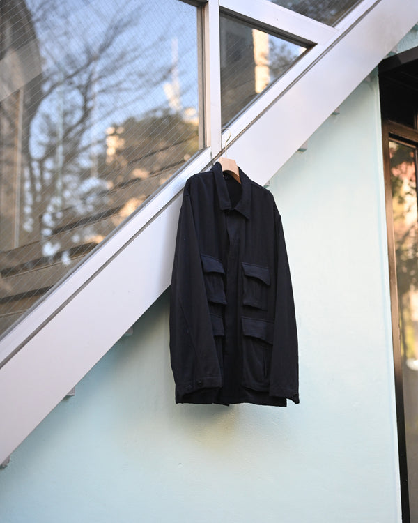 WASHED W/R CASH TWILL MIL-JKT