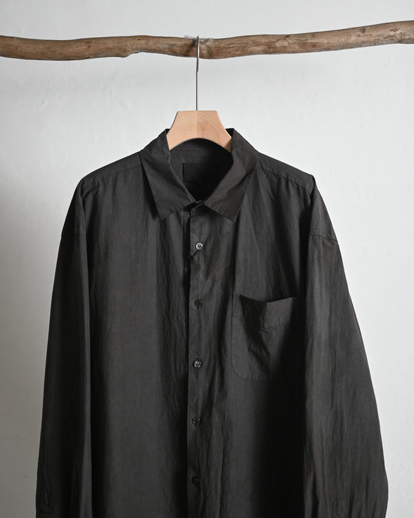REGULAR COLLAR SHIRT, natural garment dye