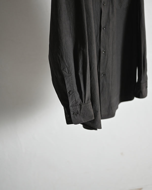 REGULAR COLLAR SHIRT, natural garment dye