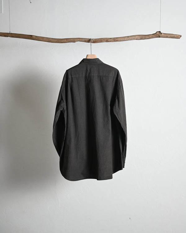REGULAR COLLAR SHIRT, natural garment dye