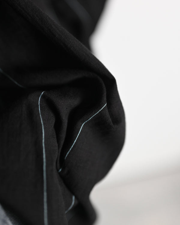 Pin-stripe KhadiCotton Long Pullover