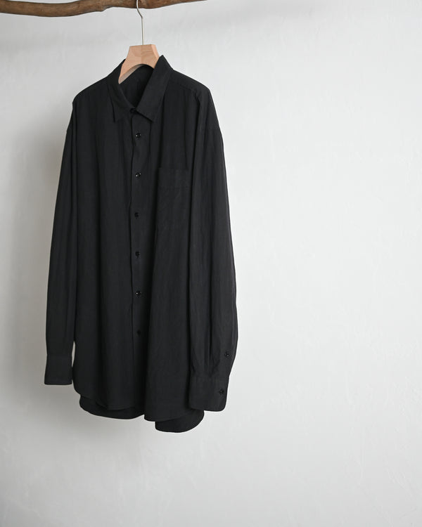 REGULAR COLLAR SHIRT, garment dye