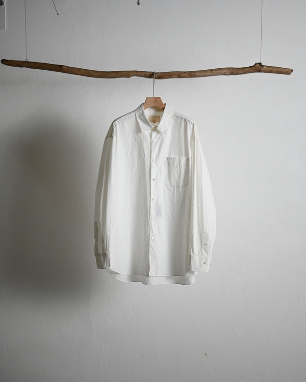 REGULAR COLLAR SHIRT, garment dye
