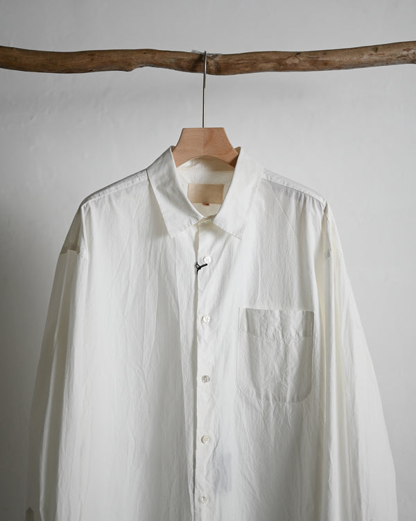 REGULAR COLLAR SHIRT, garment dye