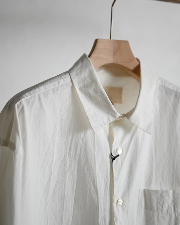 REGULAR COLLAR SHIRT, garment dye