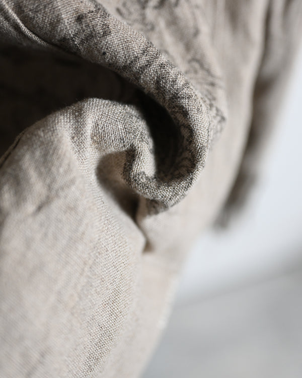 2B print jacket, safiran linen