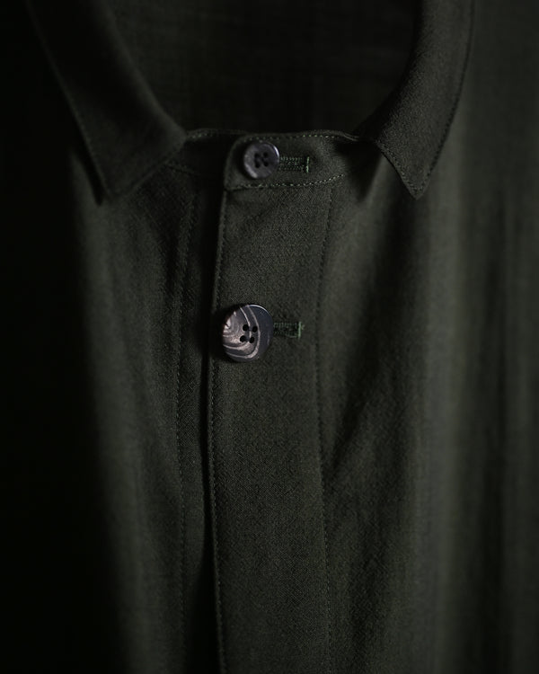 Uneven Dyed Pasted Shirt Coat