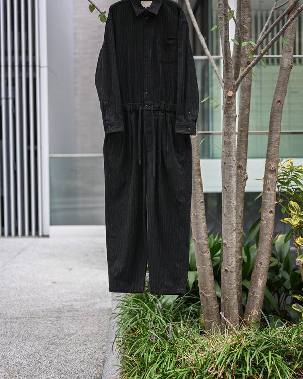 JUMP SUIT, soft twist gabardine
