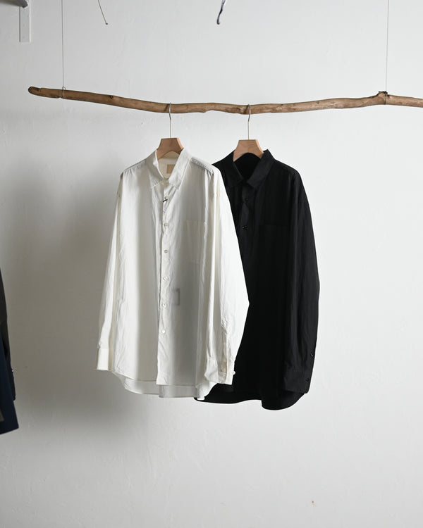 REGULAR COLLAR SHIRT, garment dye