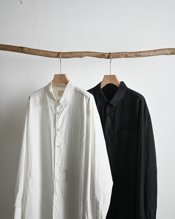 REGULAR COLLAR SHIRT, garment dye