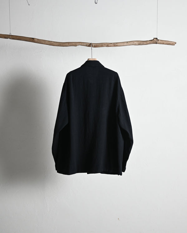 WASHED W/R CASH TWILL MIL-JKT