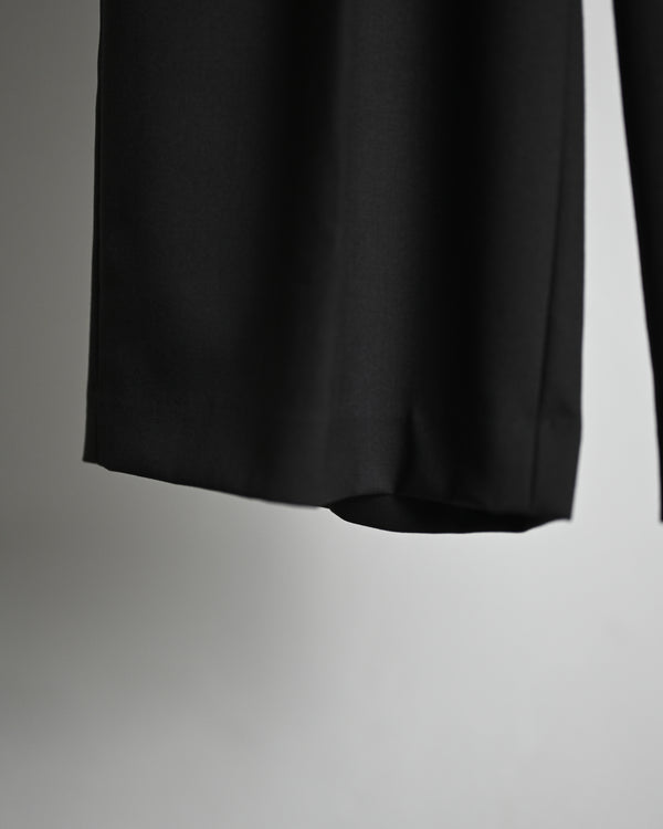 WOOL TWILL EXTRA WIDE TROUSERS