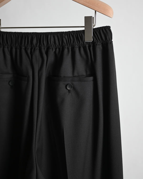 WOOL TWILL EXTRA WIDE TROUSERS