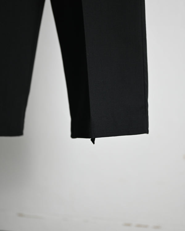 WOOL SILK REVER CARGO TROUSERS