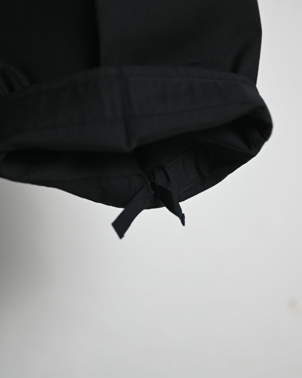 WOOL SILK REVER CARGO TROUSERS