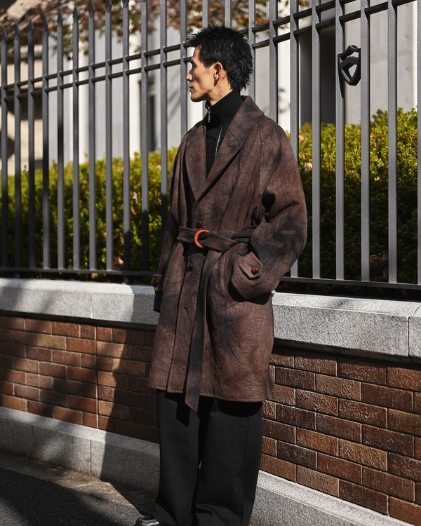 tabi melton coat, sabi