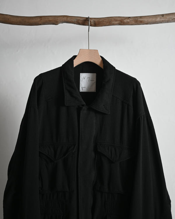 SILK SUEDE FIELD JACKET