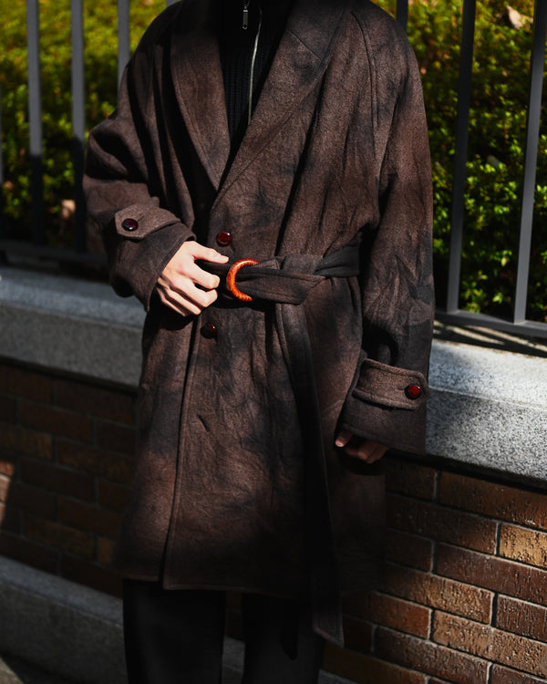 tabi melton coat, sabi