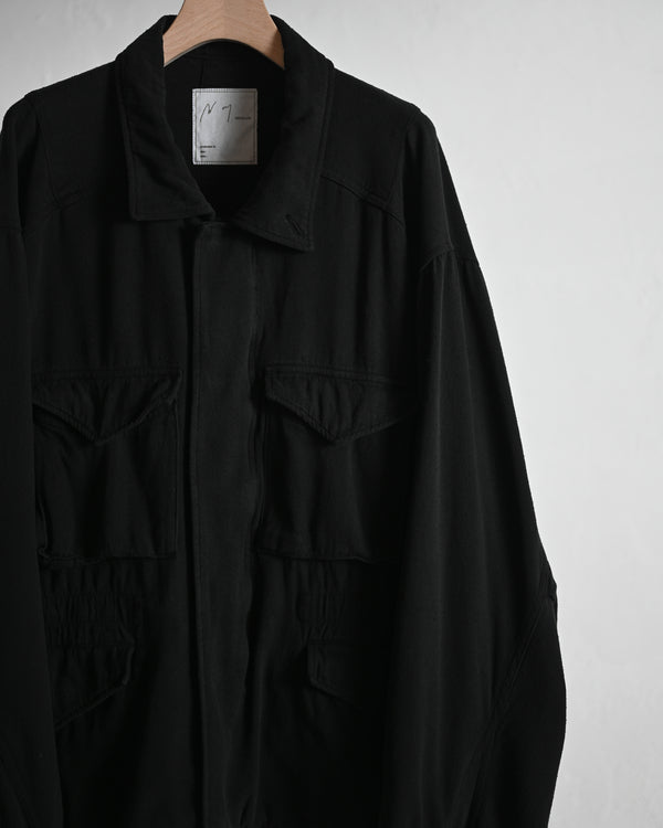 SILK SUEDE FIELD JACKET