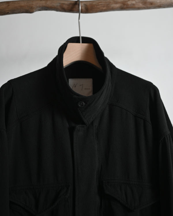 SILK SUEDE FIELD JACKET
