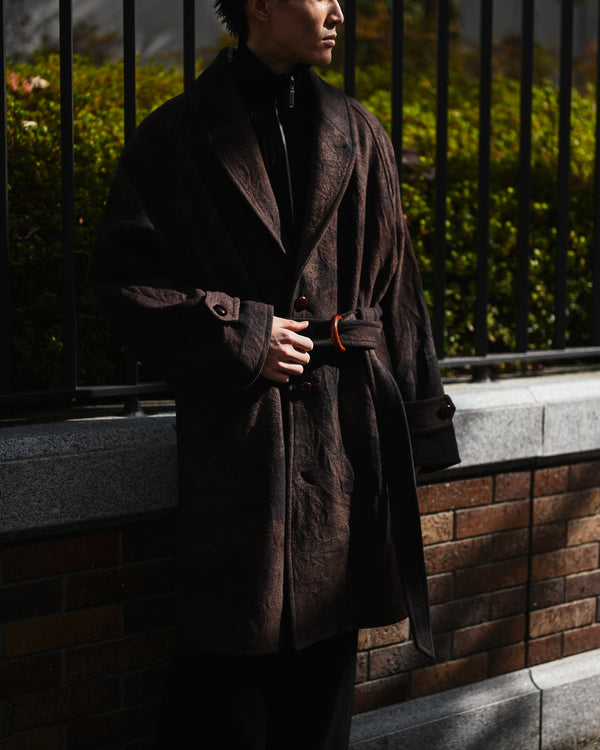 tabi melton coat, sabi