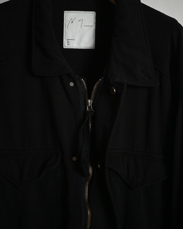 SILK SUEDE FIELD JACKET